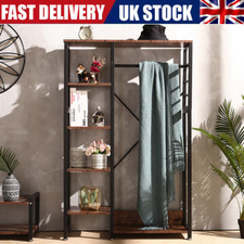 Industrial Wood Coat Rack