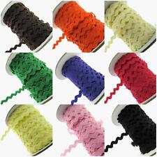 Ric Rac Ribbon Trimming Braid 6mm Wide 3m Lengths Rik Rak Braiding