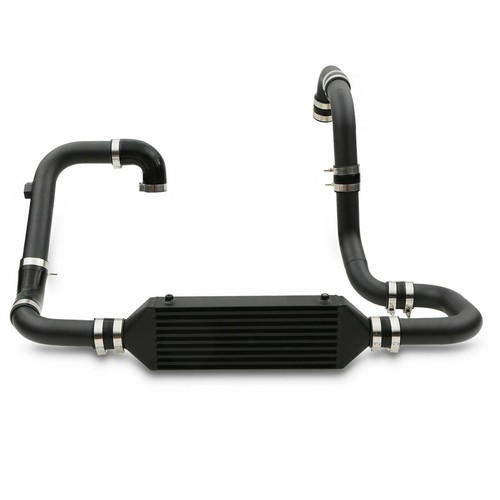 Black aluminium front mount - black,