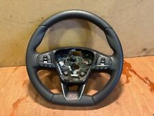 19-24 FORD FIESTA MK8 ST MULTIFUNCTION FLAT BOTTOM LEATHER STEERING WHEEL