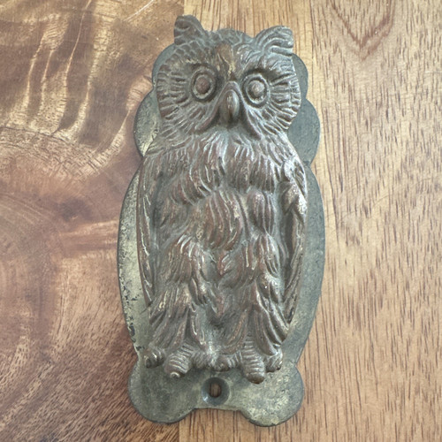 Owl door knocker antique - door,