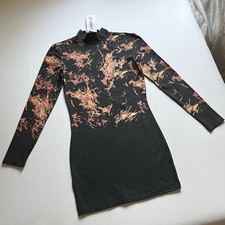NWT NANA JUDY black knit flame