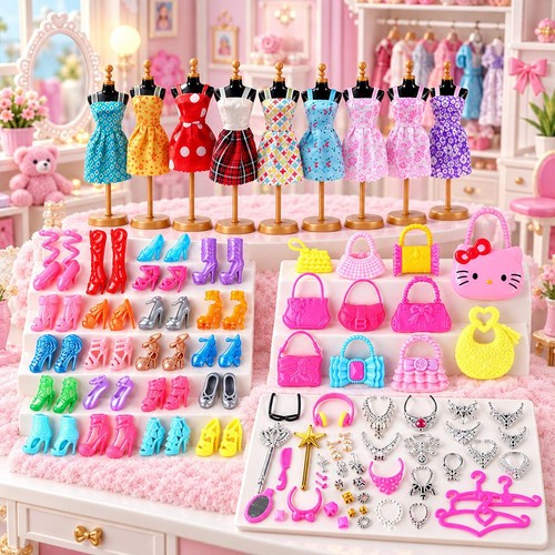 70x barbie accessories set - 70x,