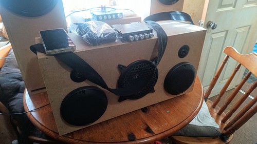 Bluetooth speaker boombox - boombox, 6"