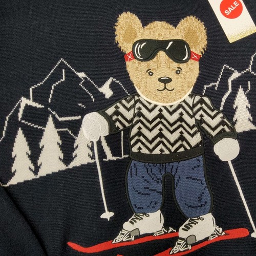 Bear christmas jumper mens - bear,