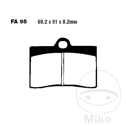 Ebc sintered brake - brake, epfa
