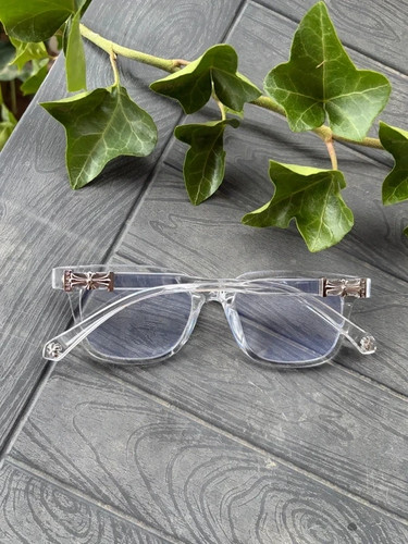Chrome hearts white glasses - chrome,