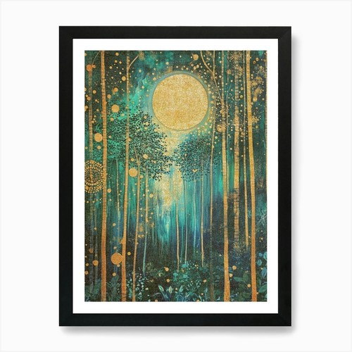 Gustav klimt inspired night - gustav,