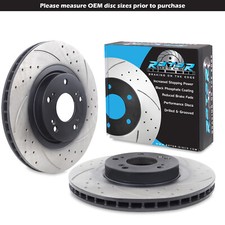 FRONT DRILLED GROOVED 300mm