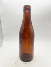 VINTAGE J A DEVENISH & CO JAD BROWN BEER ALE GLASS BOTTLE
