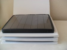 3 Binders each with 35 Stamp Album Stock Pages - 33 double sided, 2 single sided