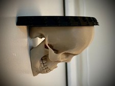 Skull Wall Shelf Gothic Decor