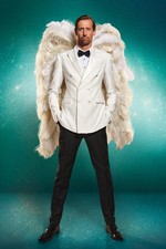 Burton Mens Jacket White Double Breasted Tuxedo Business Formal Suit