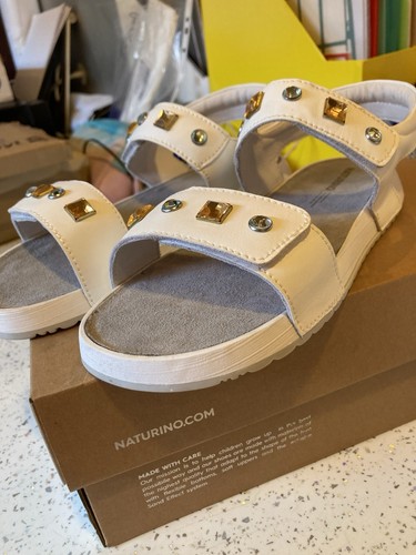 Naturino girls waffi - waffi, white