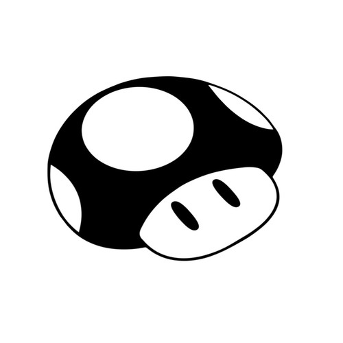 Mario mushroom power car - 2x,