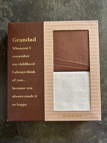 Grandad cotton hankies boxed - hankies,