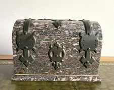Antique 19th Century Victorian Gothic Marble Table Casket Box