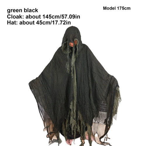 Scary halloween hooded - scary,