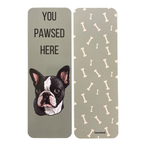 French bull dog - bookmark,