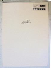 RINSPEED Design PORSCHE Frankfurt Show Press Pack 1985 R79 Eng/Ger/Fr text