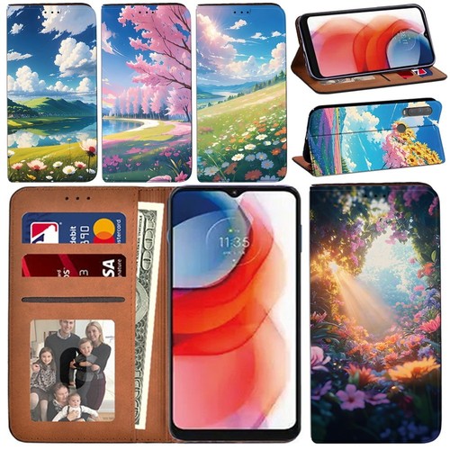 Printed leather stand - printed, phone