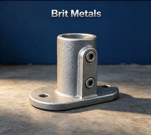 Galvanised key clamp 132 base - key,