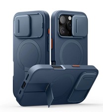 SURITCH Magnetic Case Compatible with iPhone 15 pro max (DEEP BLUE)