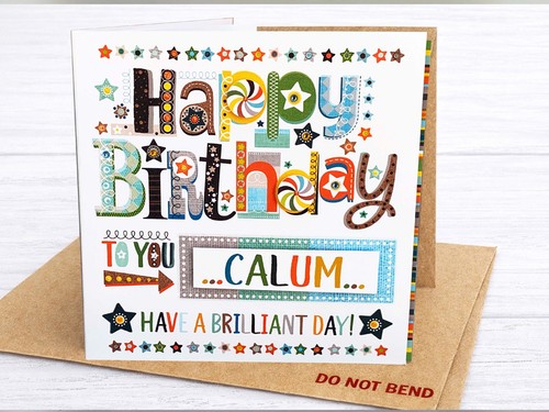Personalised birthday boy card - boy,