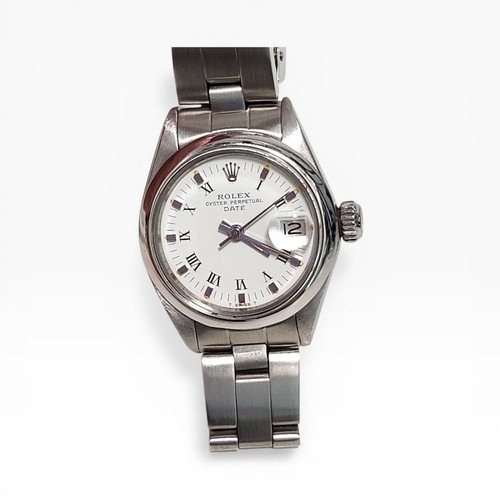 Rolex ladies date steel - mm,