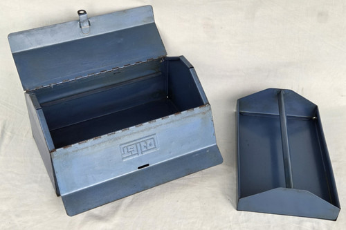 Vintage talco blue - vintage, 14"x8"x7"