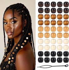 95 Pcs Wood Hair Beads for