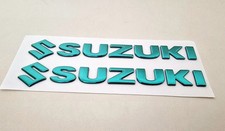 Suzuki Green 3D Badge Letters