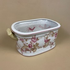 Vintage Ceramic Planter Oval