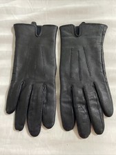 Ladies Black Leather Gloves