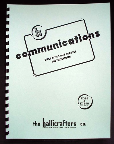 Hallicrafters sx 99u - hallicrafters, sx-99