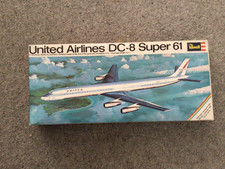 Vintage Revell 1/144 scale  United Airlines DC-8 Super 61 