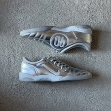 Nike T90 Unisex Trainers In Silver Metallic