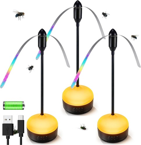 Rechargeable fly fans for - 4x,