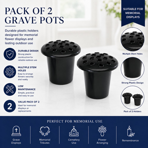 Grave pots with lids - pots,