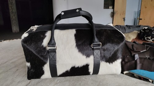 100 cowhide leather duffel - leather,