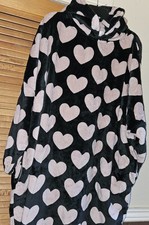 New Without Tags Women's Fleece Hooded Blanket Oodie From Very One Size