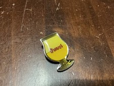 DUVEL Beer Enamel Pin Badge Tulip Glass Design Belgian Golden Ale Nice Rare Pin