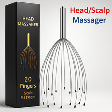 Head Neck Revive Octopus Relax Stress Scalp Tool Massage Equipment Massager UK