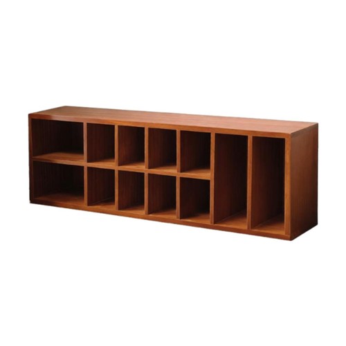 Wooden display shelf organizer - display,