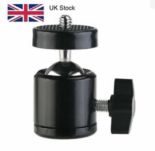 Mini Ball Head 360 Degree Swivel 1/4" Screw Tripod Monopod Mount for DSLR Camera