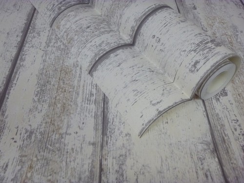 Mid grey driftwood wallpaper - mid,