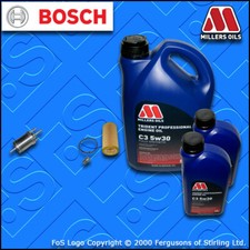 SERVICE KIT for AUDI A3 (8P) RS3 QUATTRO OIL FUEL FILTERS +LL OIL (2011-2012)