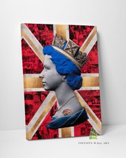 Punk Queen Liz Stamp Canvas
