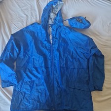 Bag the Kag Size XXLPackable Kagoule Blue 25" pit to.pit