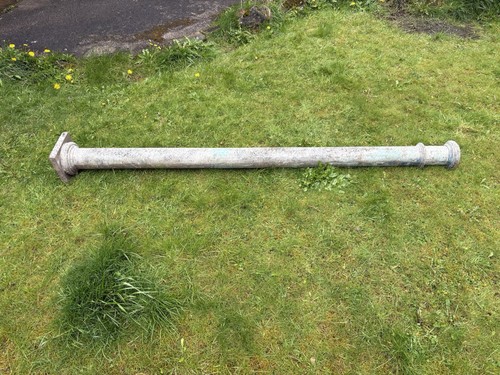 Antique cast iron column with - iron,